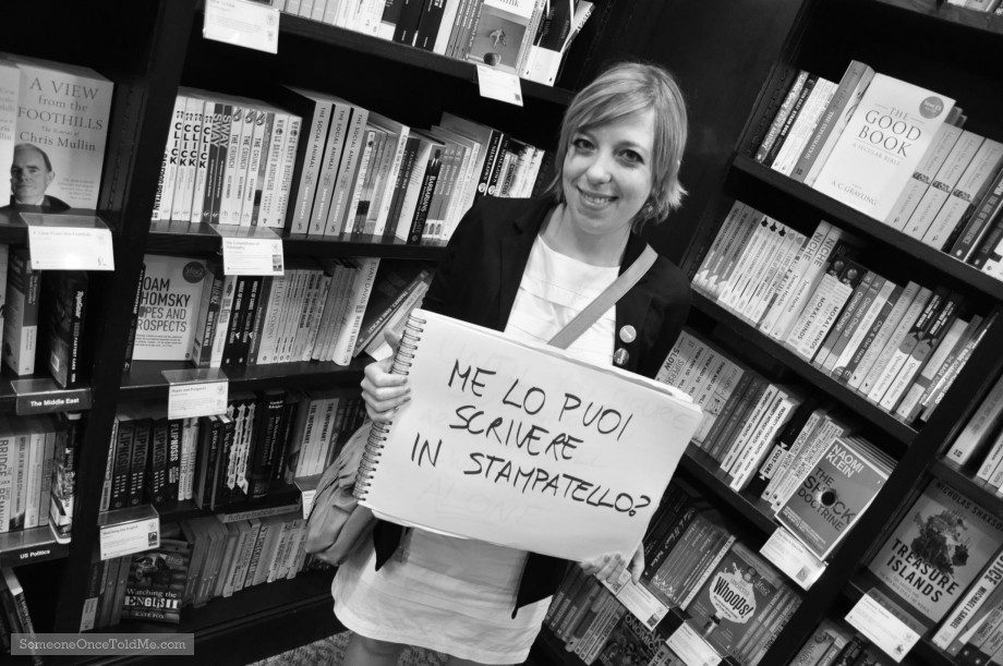 Me Lo Puoi Scrivere In Stampatello?