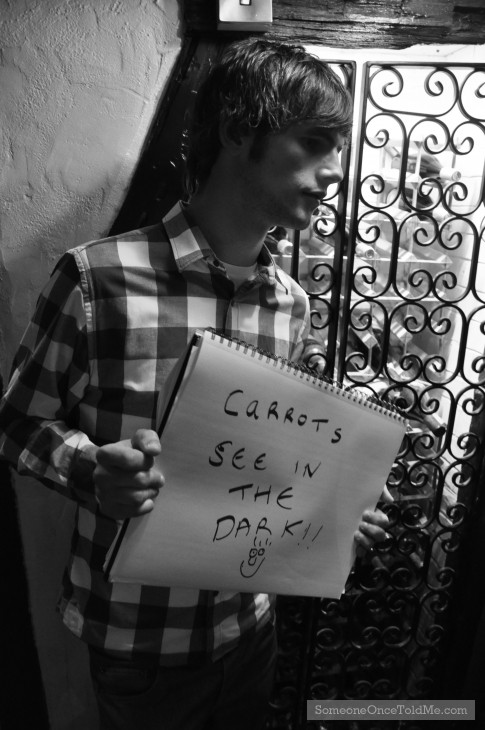 Carrots See In The Dark!! Carrots See In The Dark!!