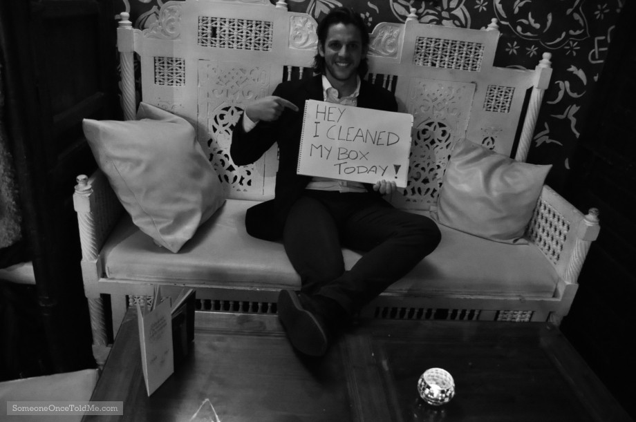 Hey I Cleaned My Box Today