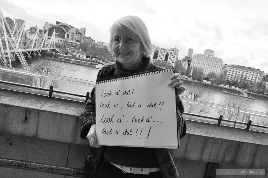 Look A' Dat! Look A' Look A' Dat!! Look A' Look A' Look A' Dat!!!  