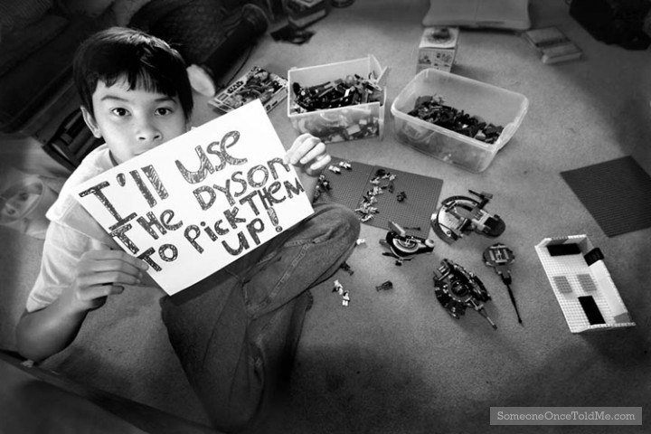 I'll Use The Dyson To Pick Them Up!