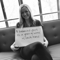 A Balanced Diet Is A Glass Of Wine In Each Hand