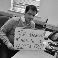 The Washing Machine Is Not A Toy!